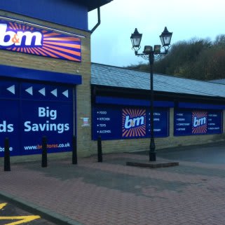 B&M's brand new Bargains Store in Bacup, Lancashire, located on Irwell Street