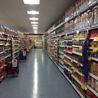 A huge selection of grocery items await customers in the new B&M Bacup store.