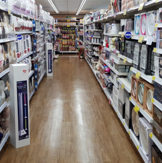 B&M Speke boasts a great range of homewares, from cushions and rugs to curtains and bedding.
