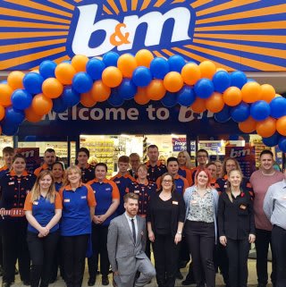 B&M's store staff at its new Weston-super-Mare store can't wait to open their doors to their first customers on opening day.
