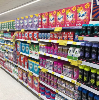 B&M's brand new store in Hoyland stocks a huge range of cleaning products, from he biggest brands like Daz, Ariel, Comfort, Fairy and many more.
