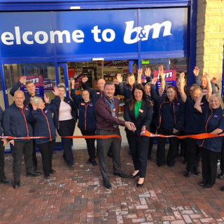 The store team is ready and the ribbon's been cut! B&M is open for business in Hoyland! You'll find B&M's newest store located in the heart of the town on Market Street.