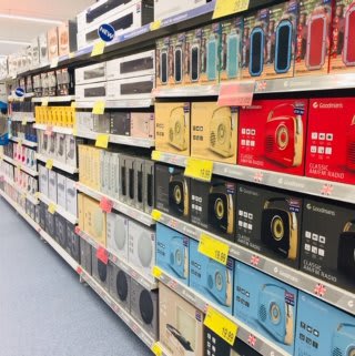 B&M's new store in Leighton Buzzard stocks a great range of electrical items, from kettles and toasters to speakers and radios.