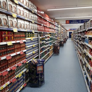 B&M's brand new store in Livingston stocks a wide range of products at low prices, including soups and pasta for the food cupboard, and even seasonal items like yummy Easter eggs!