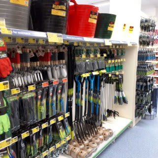 B&M's brand new store in Newmarket boasts a huge range of gardening tools, from spades and trowels to watering cans and hoses.