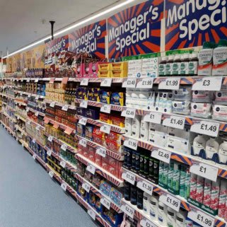 You'll find the full selection of this month's Managers Specials at B&M's brand new store in Newmarket.