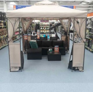 B&M's brand new store in Whitby stocks a huge range of quality garden furniture: everything from patio and dining sets, to sun loungers and gazebos.