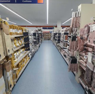 B&M's brand new store in Cottingley, Leeds stocks a charming range of home decor, cushions, throws, curtains, rugs and much more