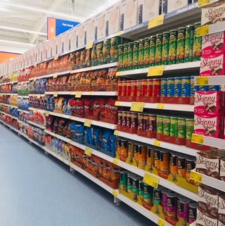 B&M's brand new store in Newcastle-upon-Tyne stocks a great range of grocery items.