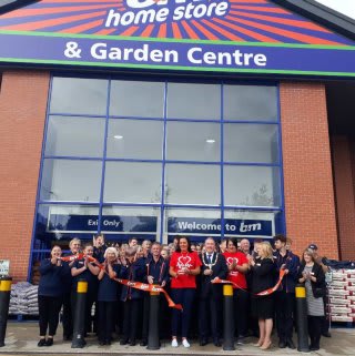 The store team is ready and the ribbon's been cut! B&M is open for business in Sandbach! You'll find B&M's newest store located close to the town centre on Old Mill Road.