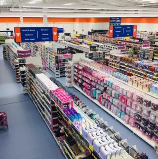 An aerial shot of B&M's brand new store in Chepstow - now open!