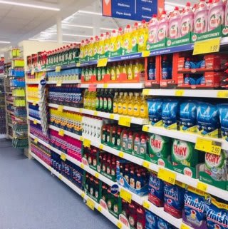 B&M's brand new store in Chepstow stocks a huge range of big brand cleaning and laundry products, from Daz and Lenor to Ariel, Fairy, and much more!