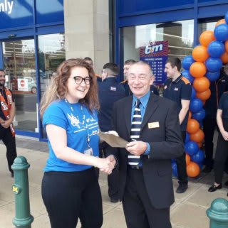 Store staff at B&M's new store in Kirkstall, Leeds were delighted to welcome Charlie Brunning from local charity Mind Leeds as their special guest for the day. The charity received £250 in B&M vouchers as a thank you for its hard work in the community.