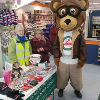 Wales Air Ambulance and the RNLI were chosen by store staff as their nominated charity for the day.