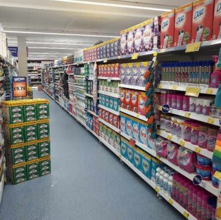 B&M's brand new store in Dover boasts a huge cleaning and laundry range, featuring brands like Daz, Ariel, Lenor, Fairy and much more!