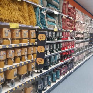 B&M's brand new store in Lichfield stocks an exciting home range in the latest trends, including candles, photo frames, soft furnishings and much more.