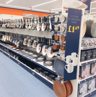 B&M's brand new store in Portsmouth stocks an extensive range of kitchen essentials, from cookware and utensils to placemats, dinnerware and glassware.