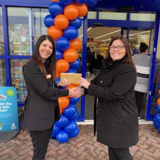 Store staff at B&M's new store in Stechford, Birmingham were delighted to welcome representatives from Help Harry Help Others, the store's chosen charity for opening day. The charity received £250 worth of B&M vouchers for taking part in B&M's special day.
