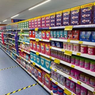 B&M's brand new store in Havant stocks a huge range of cleaning products, from the biggest brands like Daz, Ariel, Comfort, Fairy and many more.