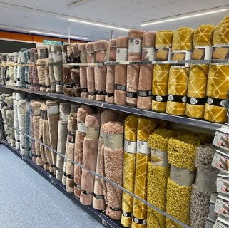 B&M's brand new store in Havant stocks a stunning range of soft furnishings for the home, including rugs in the latest colours and styles.