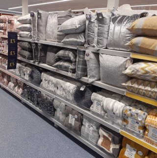 B&M's brand new store in Prestonpans stocks a stunning range of soft furnishings for the home, including cushions, covers, throws, blankets and more!