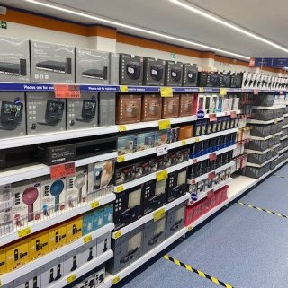B&M's brand new store in Tunbridge Wells stocks a great range of electrical items for the home, including TVs, Bluetooth speakers, toasters, irons and much more.