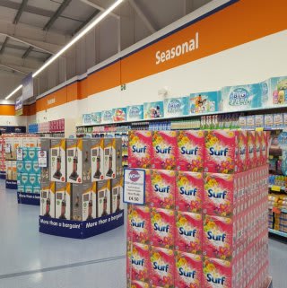 A first glimpse inside B&M's brand new store in Bude, Cornwall.