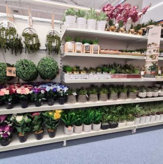 B&M's brand new store in Doncaster stocks a huge range of giftware, like these beautiful artificial foliage accessories!
