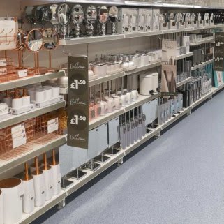 B&M's brand new store in Mold stocks a huge selection of bathroom textiles, from bath mats and pedestal mats, bath towels, bath sheets and matching hand towels.