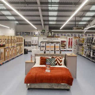 B&M's brand new store in Mold stocks a huge range of quality furniture, everything from wardrobes and beds to coffee tables and dining sets.