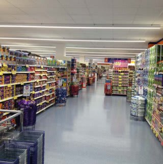 A first glimpse inside the new B&M Orient Way on opening day.