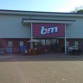 A first glimpse of B&M's new store in Congleton, located at Congleton Retail Park.