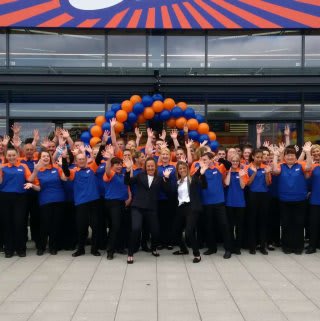 The new store colleagues at B&M Armley, ready for their first day in the new store.