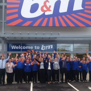 B&M's store team at the new Strood store can't wait to open the doors for their first customers.