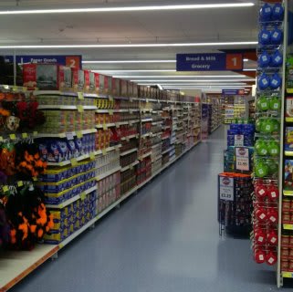 A first glimpse inside B&M Castlemilk's new store.