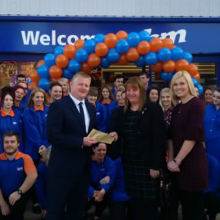 Tracey and Catherine from Megan CIC were the store's very special guests on opening day. The charity received £250 worth of B&M vouchers as a thank you for taking part.