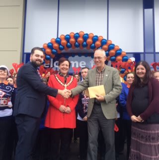 Local charity, Tees Valley Wildlife Trust were B&M Skelton's VIP guests for the day and received £250 worth of B&M vouchers as a thank you for taking part.