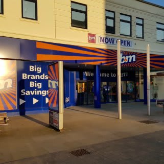 B&M's newest store is located in Lowestoft on London Road.