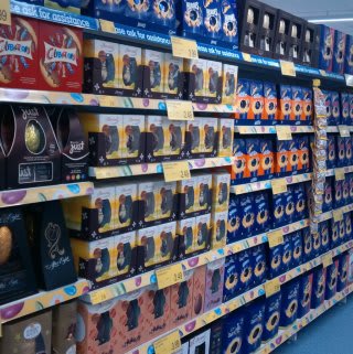 Shoppers can browse a huge selection of Easter eggs and confectionery at the new B&M store in Basildon.