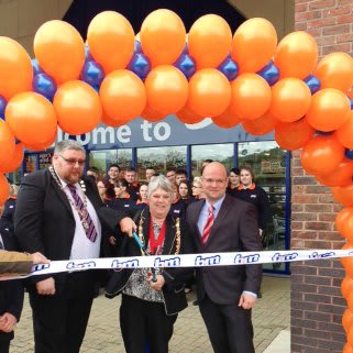 B&M Stores Aberystwyth store opening.