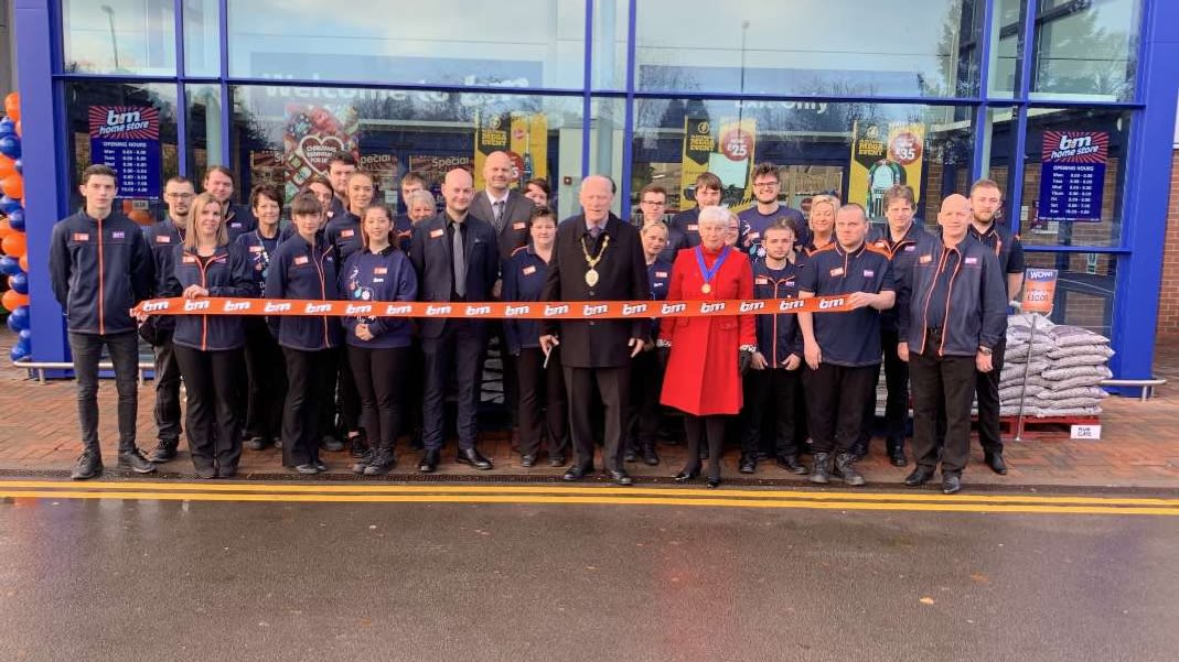 Relocation of B&M's Market Drayton Store Complete B&M