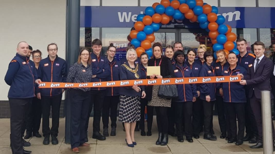 Local Charity Turns VIPs to Open Bolton's New B&M Store B&M