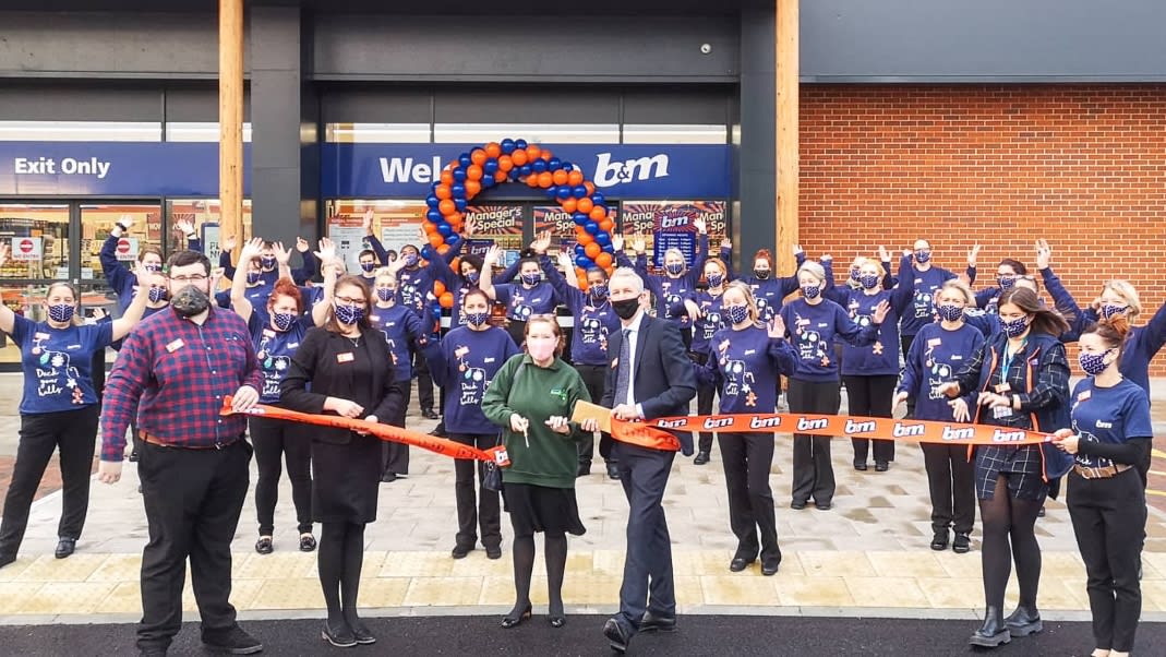 Food Bank Helps to Open New Quedgeley B&M Store B&M Stores