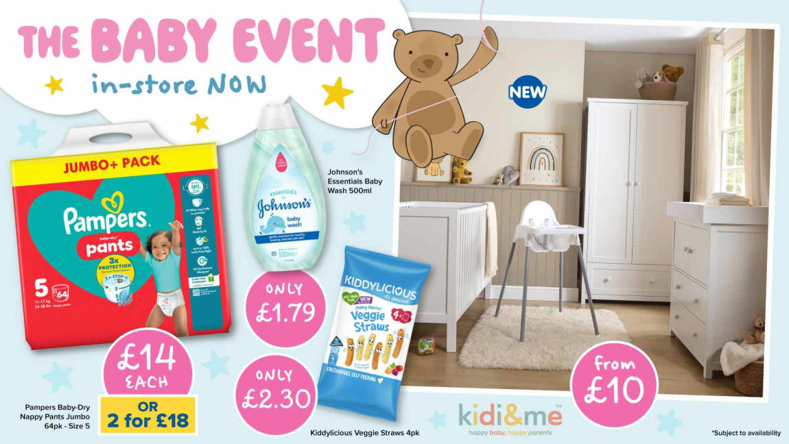 B&M Baby Event.