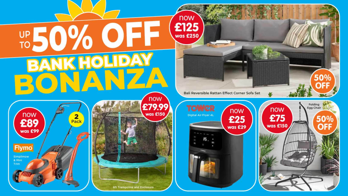 B&M Bank Holiday Deals.