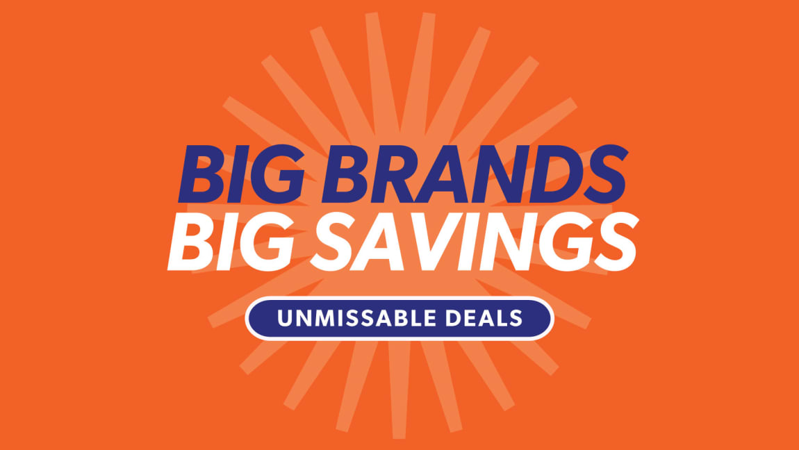 Big Brands Unmissable Deals at B&M.