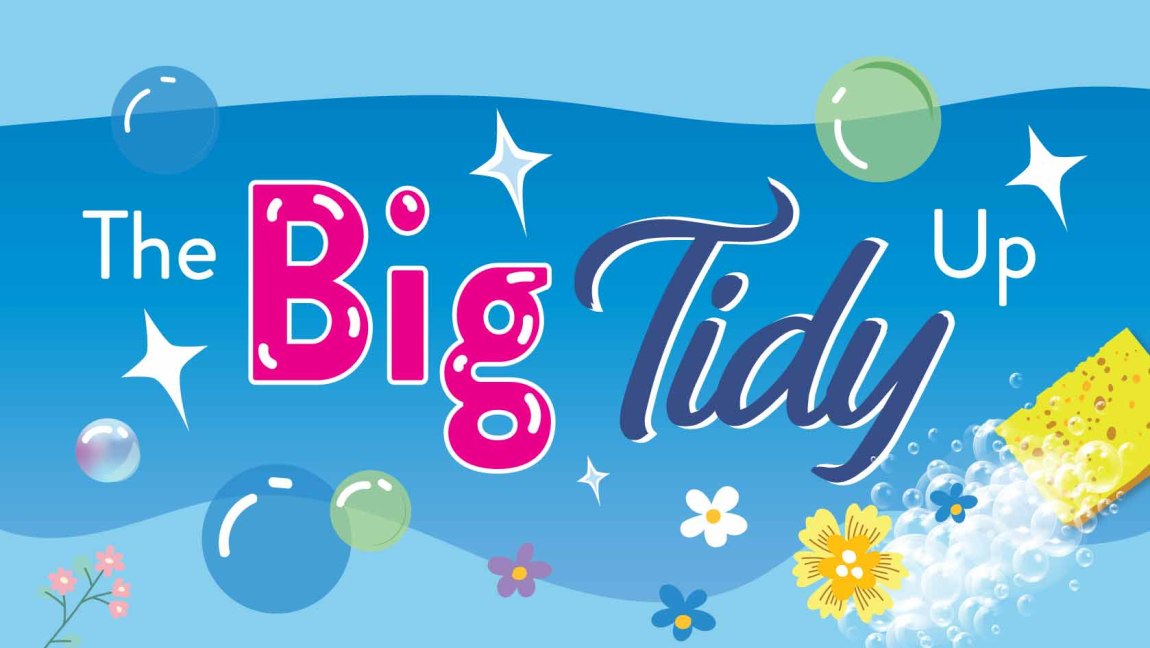 The Big Tidy Up at B&M.