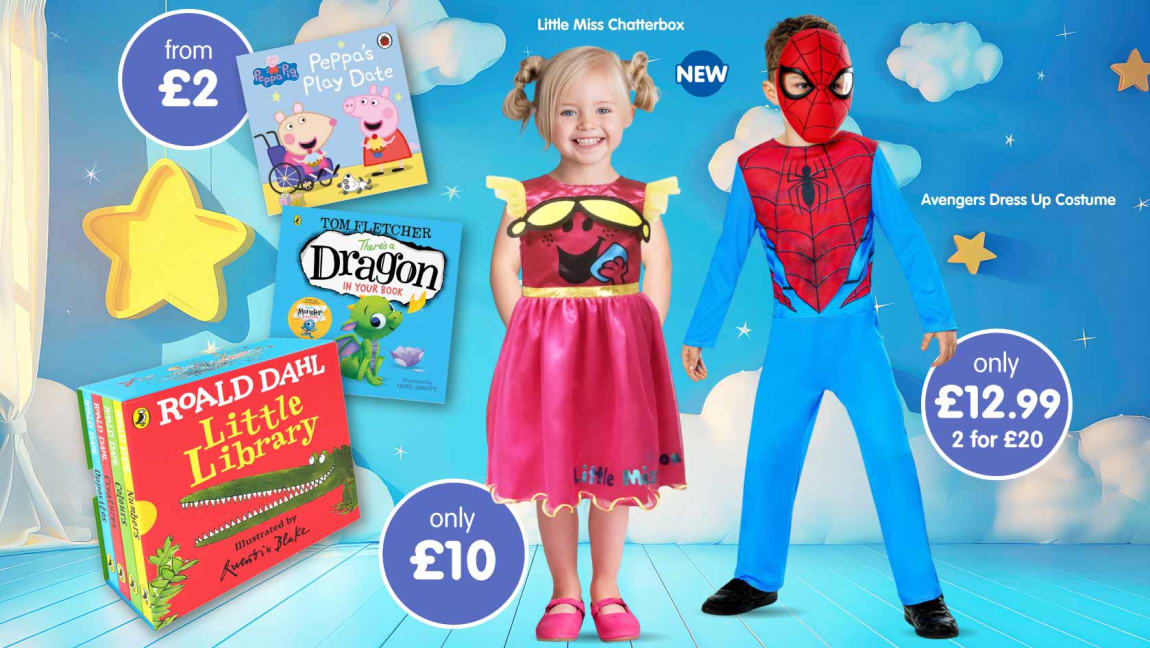 Costumes & Books at B&M.