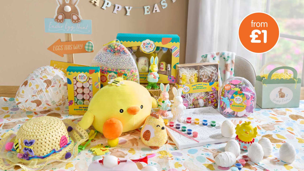 Save on Easter craft at B&M.