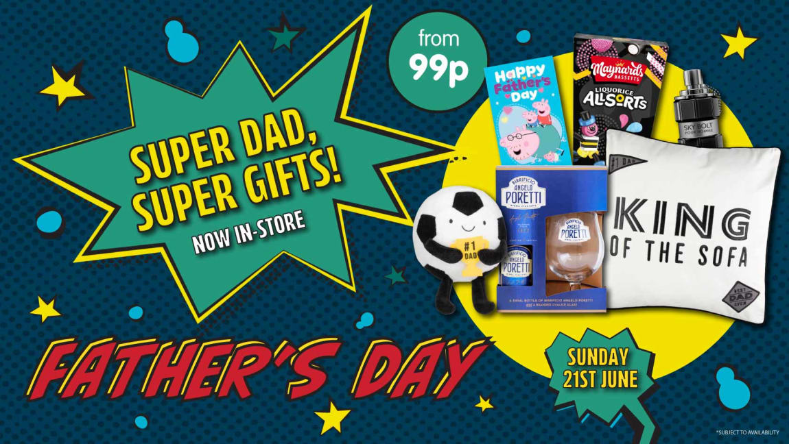 Save on Father's Day Gifts at B&M..